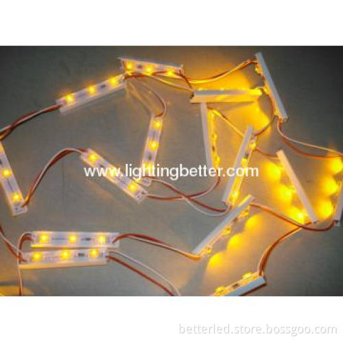 Advertising DC12V LED 3leds RGB module with plastic cover,high lumens
